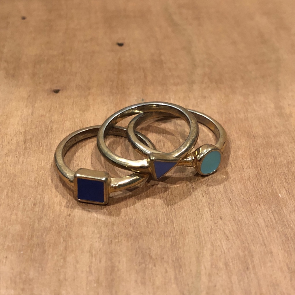 Modcloth Triple Ring Stack